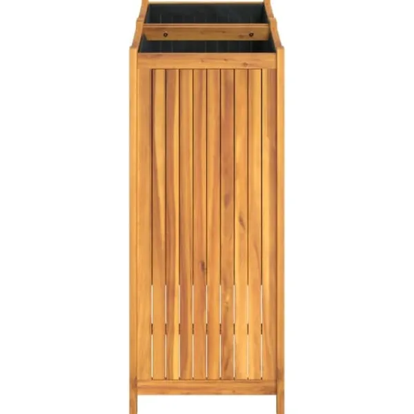 Krukker & Plantebeholdere^Plantekasse i massivt akacietræ med for - Dyrkning & Dekoration | Størrelse: 84x42x100 cm