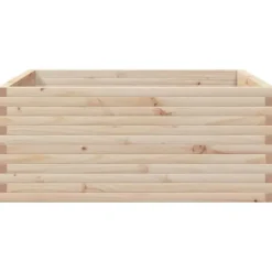 Plantningsbænke^Plantekasse i massivt fyrretræ - Rustik og holdbar | Størrelse: 110x110x46 cm