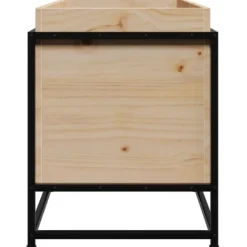 Plantningsbænke^Plantekasse i massivt fyrretræ - Dekorativ have- og altankasse | Størrelse: 100x40x50 cm