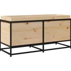 Plantningsbænke^Plantekasse i massivt fyrretræ - Dekorativ have- og altankasse | Størrelse: 100x40x50 cm