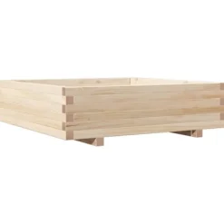 Sale Plantekasse i massivt fyrretræ - 90x90x26,5 cm | Størrelse: 90x90x26,5 cm Plantningsbænke