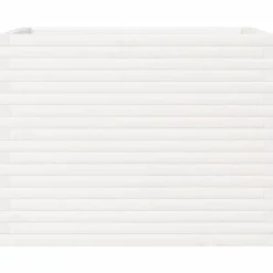 Best Plantekasse i massivt fyrretræ - Dekorativ havekasse | Størrelse: 90x60x68,5 cm | Farve: Hvid Plantningsbænke