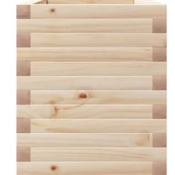 Online Plantekasse i massivt fyrretræ - Robust design til blomster | Størrelse: 90x40x49,5 cm Plantningsbænke