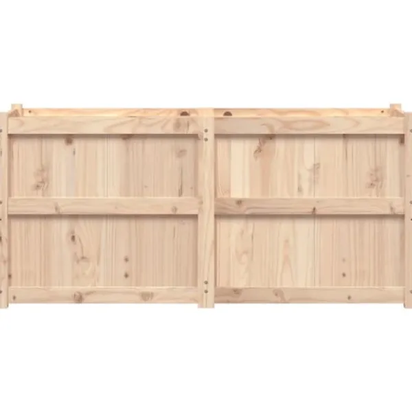 Krukker & Plantebeholdere^Plantekasse i massivt fyrretræ - Dekorativ havekasse | Størrelse: 150x50x70 cm
