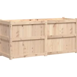 Krukker & Plantebeholdere^Plantekasse i massivt fyrretræ - Dekorativ havekasse | Størrelse: 150x50x70 cm