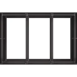 Krukker & Plantebeholdere^Plantekasse i stål 120x80x80 cm - Højbed til have og terrasse | Farve: Sort