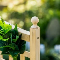 New Plantekasse i træ med espalier til klatreplanter Krukker & Plantebeholdere