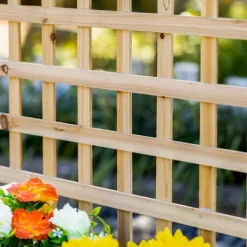 New Plantekasse i træ med espalier til klatreplanter Krukker & Plantebeholdere