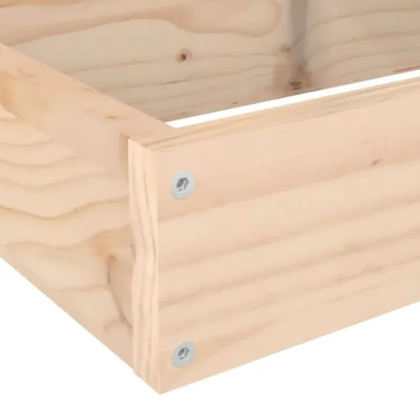Plantningsbænke^Plantekasse med 4 niveauer - Massivt fyrretræ | Størrelse: 106x104,5x36 cm