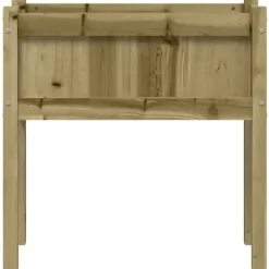 Plantningsbænke^Plantekasse med ben i imprægneret fyrretræ - Haveskaber | Størrelse: 70x31x70 cm