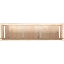 Outlet Plantekasse med ben i massivt fyrretræ - Perfekt til haven | Størrelse: 110x31x70 cm Plantningsbænke