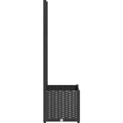 Online Plantekasse med espalier - Velegnet til klatreplanter | Størrelse: 40x40x136 cm | Farve: Sort Krukker & Plantebeholdere