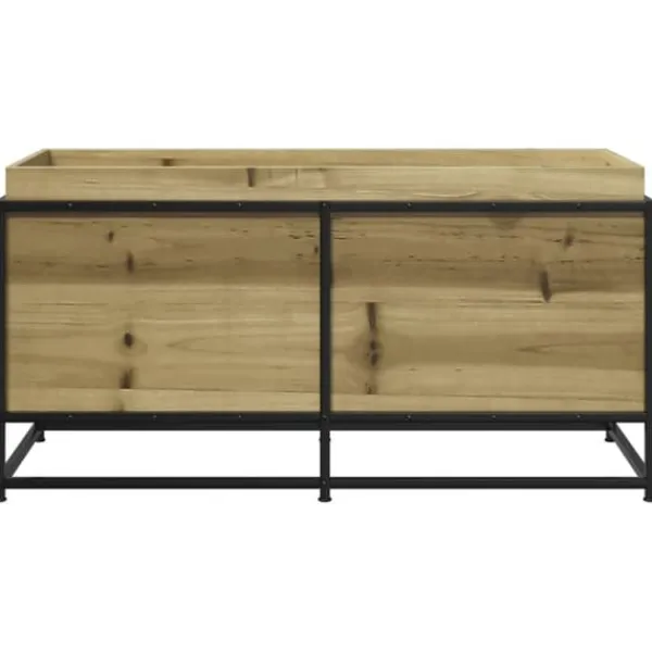 Plantningsbænke^Plantekasse til haven - Imprægneret fyrretræ | Størrelse: 100x40x50 cm