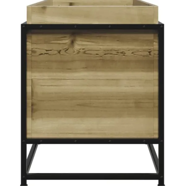 Plantningsbænke^Plantekasse til haven - Imprægneret fyrretræ | Størrelse: 100x40x50 cm