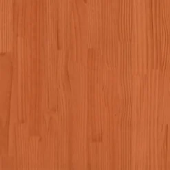New Plantekasse 100x100 cm - Massivt fyrretræ | Farve: Gyldenbrun | Størrelse: 100x100x23 cm Plantningsbænke
