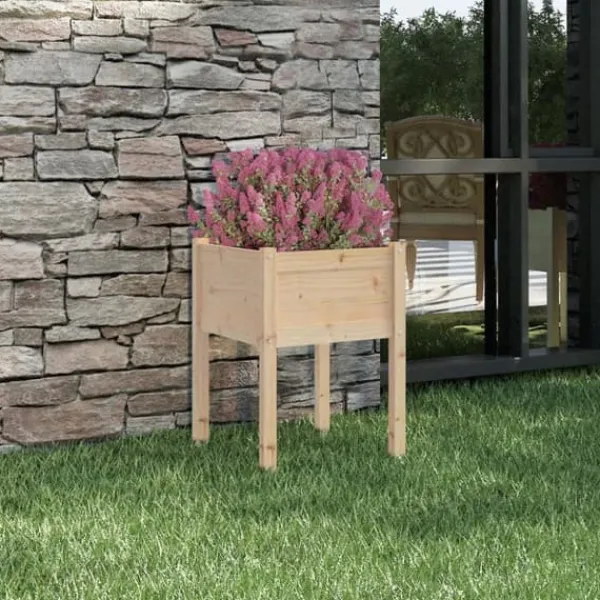 New Plantekasse 50x50x70 cm massivt fyrretræ - Plantekasse - Plantekasser - Home & Living Plantningsbænke