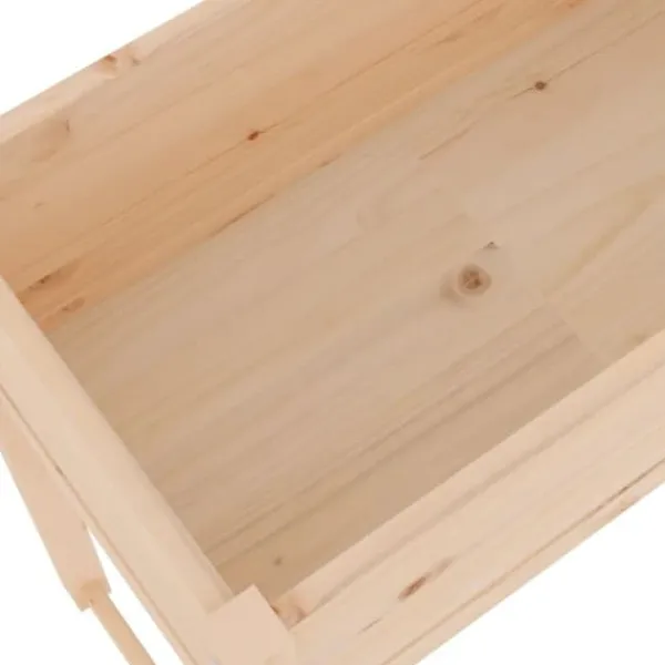 Plantningsbænke^Plantekasse 78x40x81 cm massivt fyrretræ - Plantekasse - Plantekasser - Home & Living