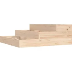 Online Plantekasse 78x78x27 cm massivt fyrretræ - Plantekasse - Plantekasser - Home & Living Krukker & Plantebeholdere