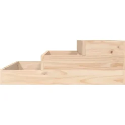 Online Plantekasse 78x78x27 cm massivt fyrretræ - Plantekasse - Plantekasser - Home & Living Krukker & Plantebeholdere