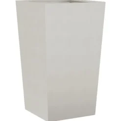 Krukker & Plantebeholdere^Plantekasser 2 stk. rustfrit stål - 45x45x75 cm | Farve: Sølv