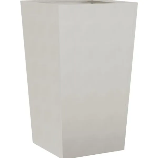 Krukker & Plantebeholdere^Plantekasser 2 stk. rustfrit stål - 45x45x75 cm | Farve: Sølv