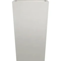 Krukker & Plantebeholdere^Plantekasser 2 stk. rustfrit stål - 45x45x75 cm | Farve: Sølv