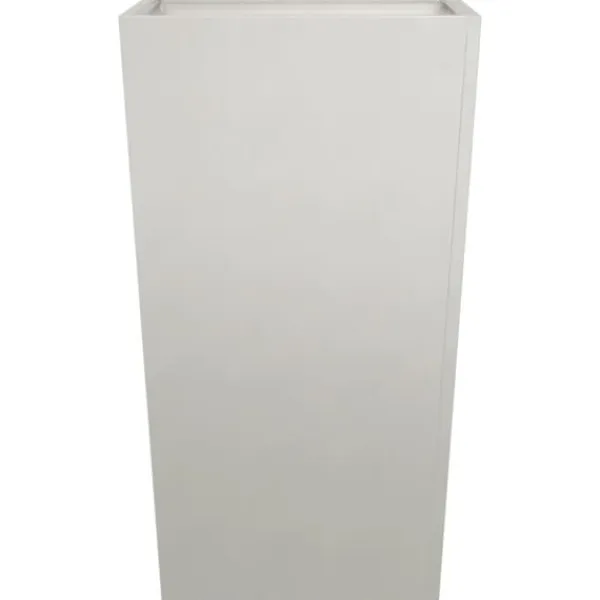 Krukker & Plantebeholdere^Plantekasser 2 stk. rustfrit stål - 45x45x75 cm | Farve: Sølv