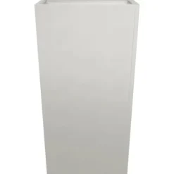 Krukker & Plantebeholdere^Plantekasser 2 stk. rustfrit stål - 45x45x75 cm | Farve: Sølv