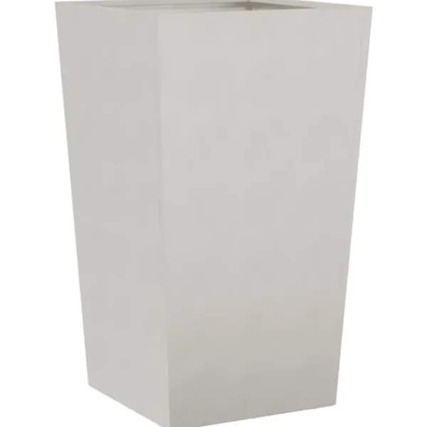 Krukker & Plantebeholdere^Plantekasser 2 stk. rustfrit stål - 45x45x75 cm | Farve: Sølv
