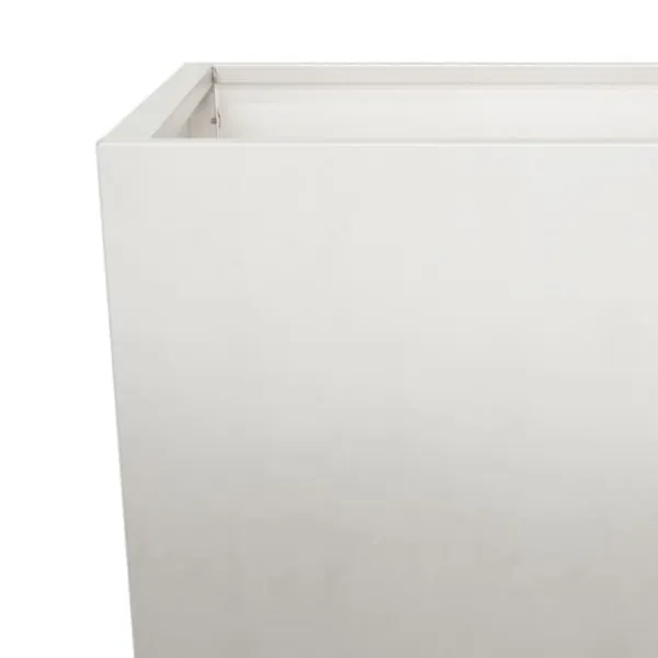Krukker & Plantebeholdere^Plantekasser 2 stk. rustfrit stål - 45x45x75 cm | Farve: Sølv
