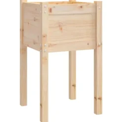 Hot Plantekasser i massivt fyrretræ - 2 stk. | Størrelse: 40x40x70 cm Plantningsbænke