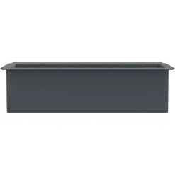 Clearance Plantekrukker - Living blomsterkasser til Euro-paller 12 stk. 36x13,5x9,5 cm PP grå Krukker & Plantebeholdere