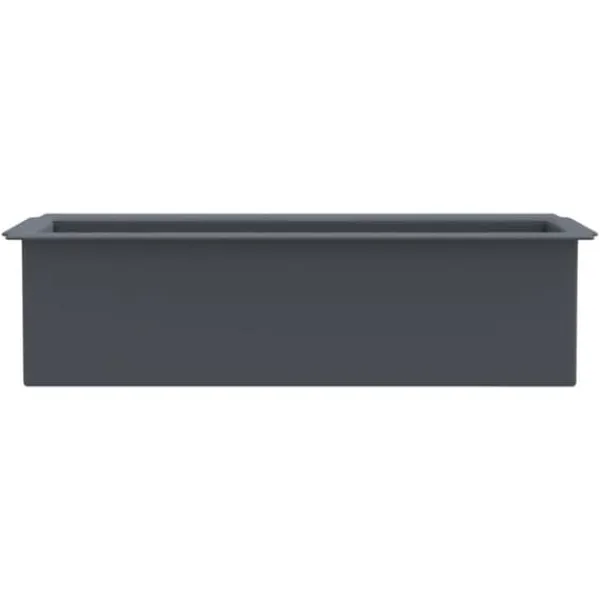 Clearance Plantekrukker - Living blomsterkasser til Euro-paller 12 stk. 36x13,5x9,5 cm PP grå Krukker & Plantebeholdere