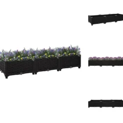 New Plantekrukker - Living højbed 120x40x23 cm polypropylen Krukker & Plantebeholdere