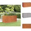 Sale Plantekrukker - Living højbed 160x80x77 cm cortenstål rustfarvet Krukker & Plantebeholdere