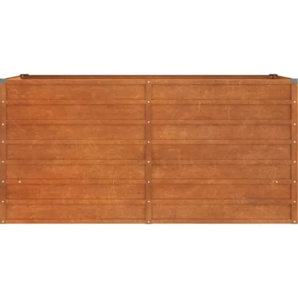 Sale Plantekrukker - Living højbed 160x80x77 cm cortenstål rustfarvet Krukker & Plantebeholdere