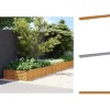 Krukker & Plantebeholdere^Plantekrukker - Living højbed 770x100x36 cm cortenstål