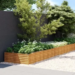Krukker & Plantebeholdere^Plantekrukker - Living højbed 770x100x36 cm cortenstål