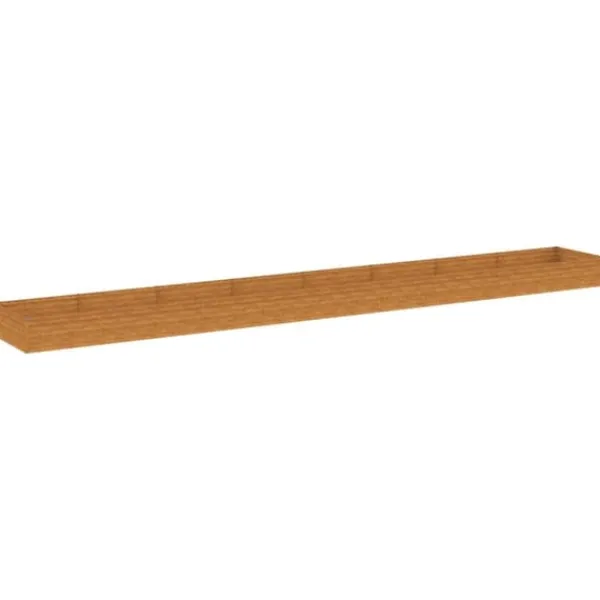 Krukker & Plantebeholdere^Plantekrukker - Living højbed 770x100x36 cm cortenstål