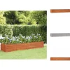 Sale Plantekrukker - Living højbed 320x80x45 cm cortenstål rustfarvet Krukker & Plantebeholdere