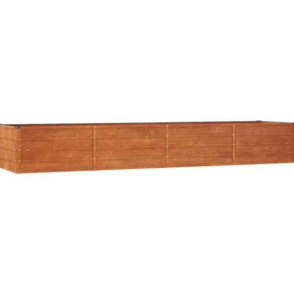 Sale Plantekrukker - Living højbed 320x80x45 cm cortenstål rustfarvet Krukker & Plantebeholdere