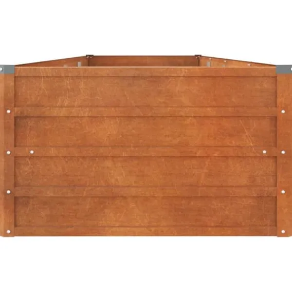 Sale Plantekrukker - Living højbed 320x80x45 cm cortenstål rustfarvet Krukker & Plantebeholdere