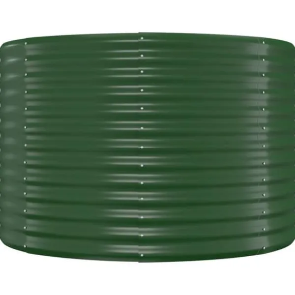 Krukker & Plantebeholdere^Plantekrukker - Living plantekasse 322x100x68 cm pulverlakeret stål grøn