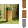 Hot Plantekrukker - Living plantekrukke 40x34,5x75 cm cortenstål Krukker & Plantebeholdere