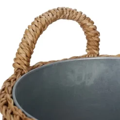 Outlet Plantekurvesæt, 42x37 cm, Natur, Sølv Havekurve