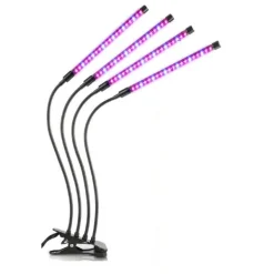 Online Plantelampe/plantebelysning med 4 fleksible LED-lysstofrør 1-pack Kit Til Plante- & Urtedyrkning