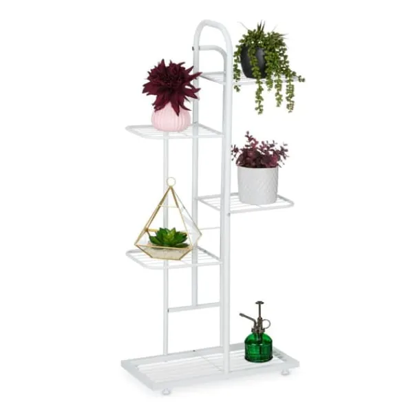 Discount Planteopsats, 96,5x44x22 cm, Hvid Plantestativer