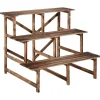 Plantestativer^Planteopsats, 100x80x78 cm, Natur