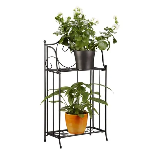 Krukker & Plantebeholdere^Planteopsats, 64,5x33,5x18 cm, Sort