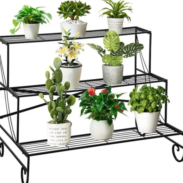 Online Planteopsats, 95x63x72 cm, Sort Plantestativer